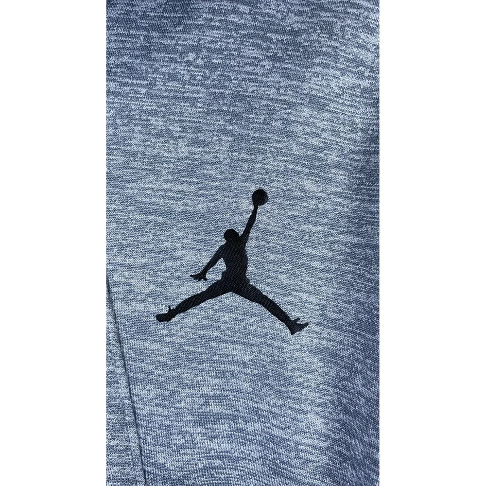 Jordan Full Zip Hoodie Mens XL Grey Excellent Therma-FIT Jumpman Activewear